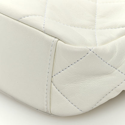 Chanel Lambskin Pearl Quilted CC Mini Camera Case White 10 of 11