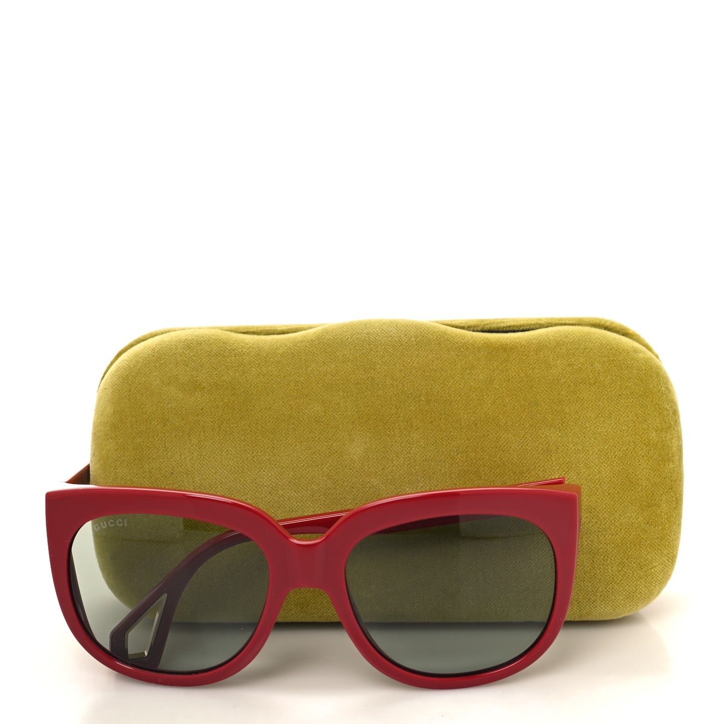 Square Frame GG0468S Sunglasses Red