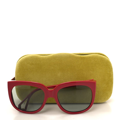 Gucci Square Frame GG0468S Sunglasses Red 8 of 8