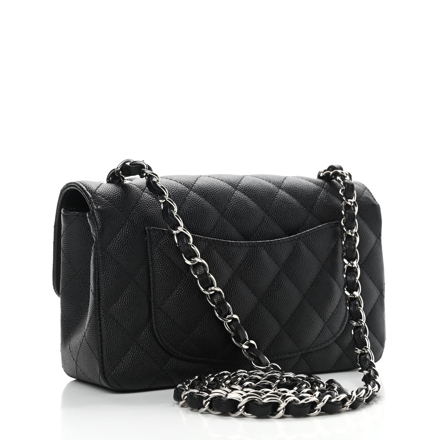 Chanel Caviar Quilted Mini Rectangular Flap Black 3 of 12