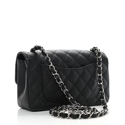 Chanel Caviar Quilted Mini Rectangular Flap Black 3 of 12