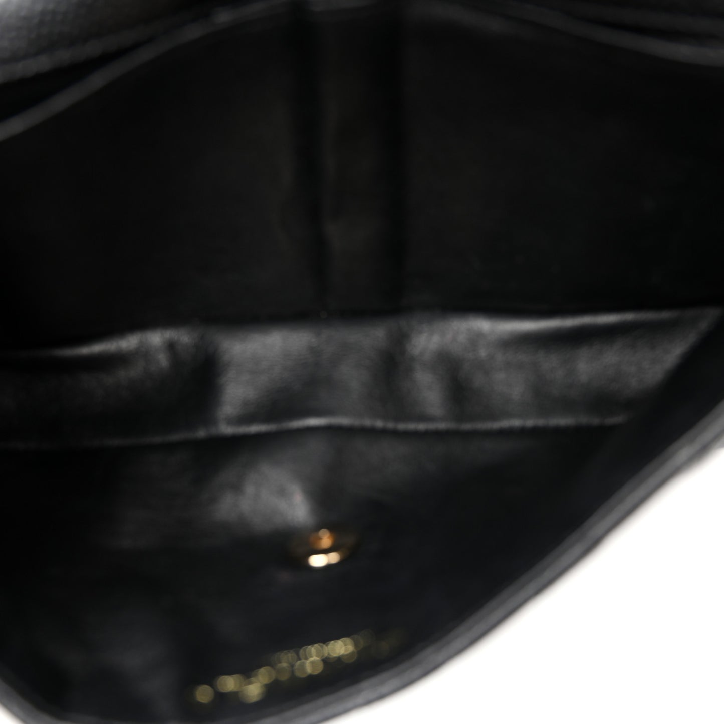Caviar Quilted East West Flap Black