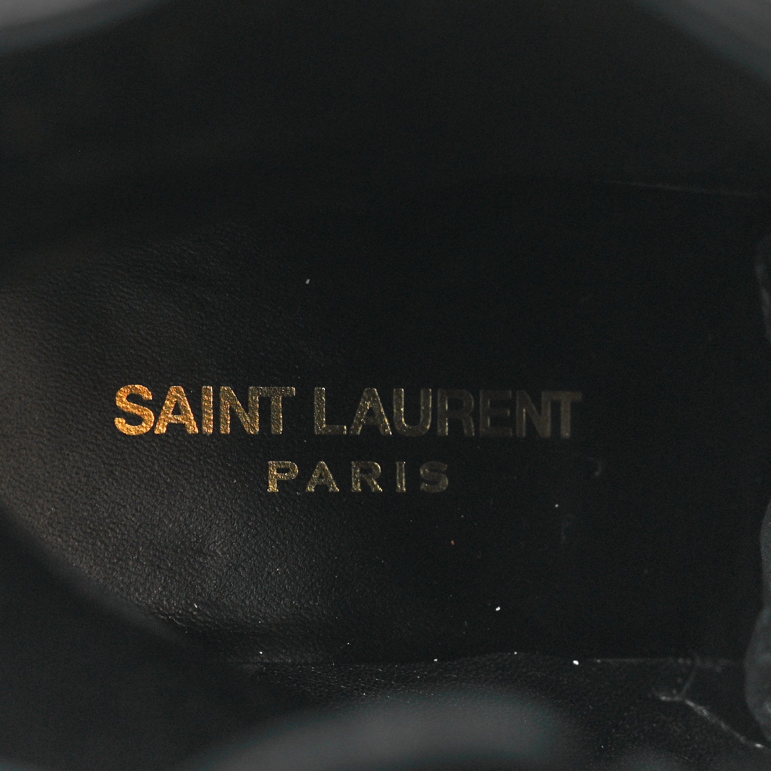 Saint Laurent Goatskin Crystal Buckle Claude 90 Ankle Booties 39.5 Black 8 of 9