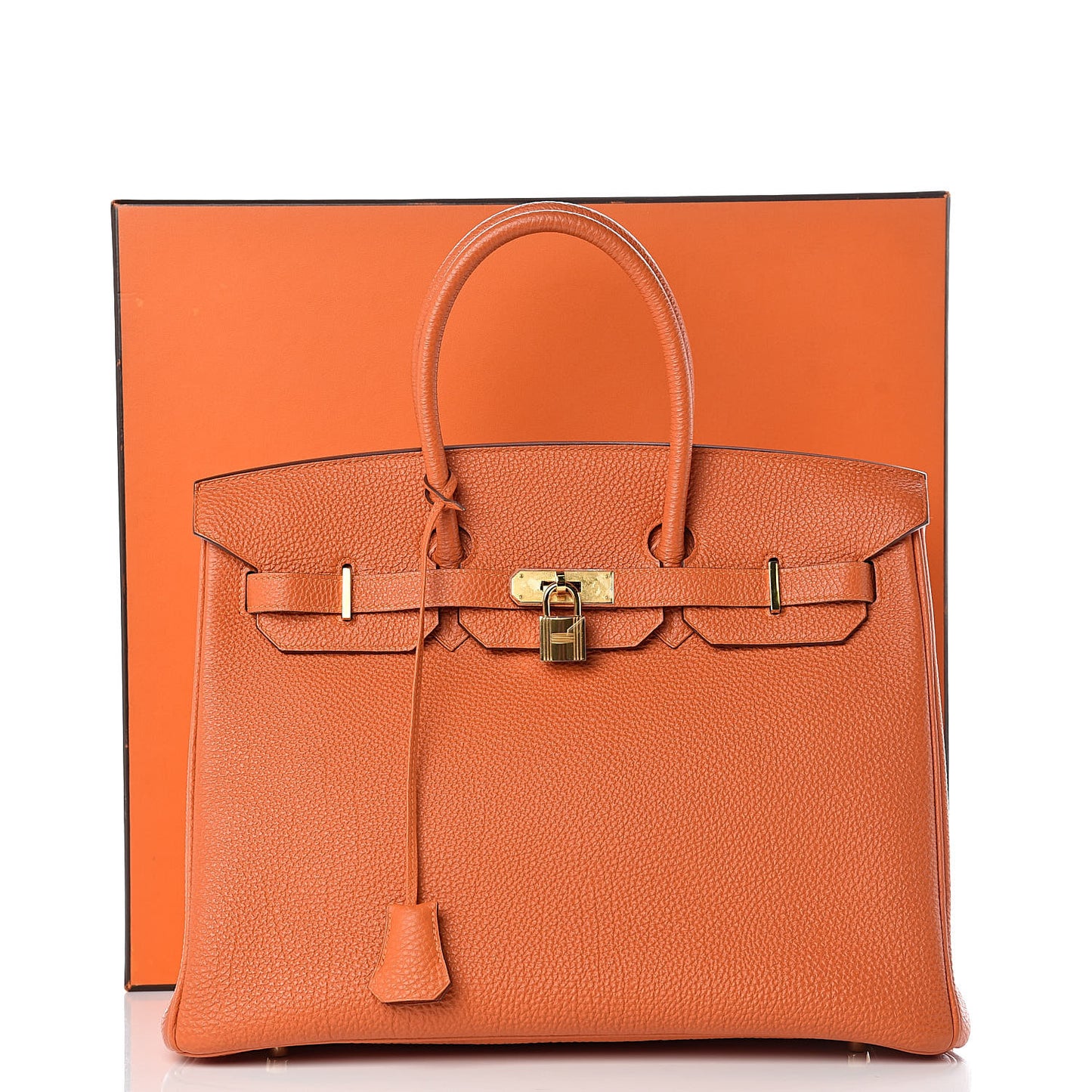 Togo Birkin 35 Orange