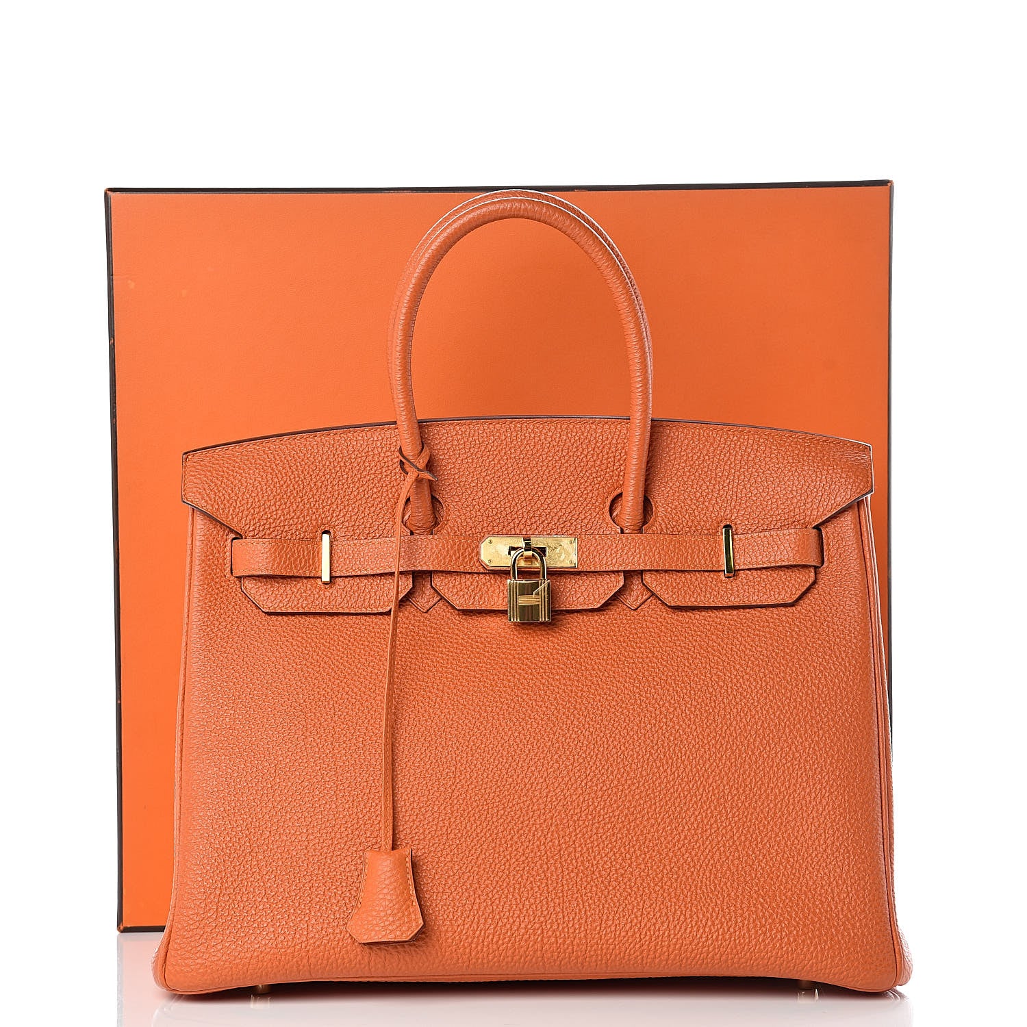 Hermes Togo Birkin 35 Orange 37 of 37