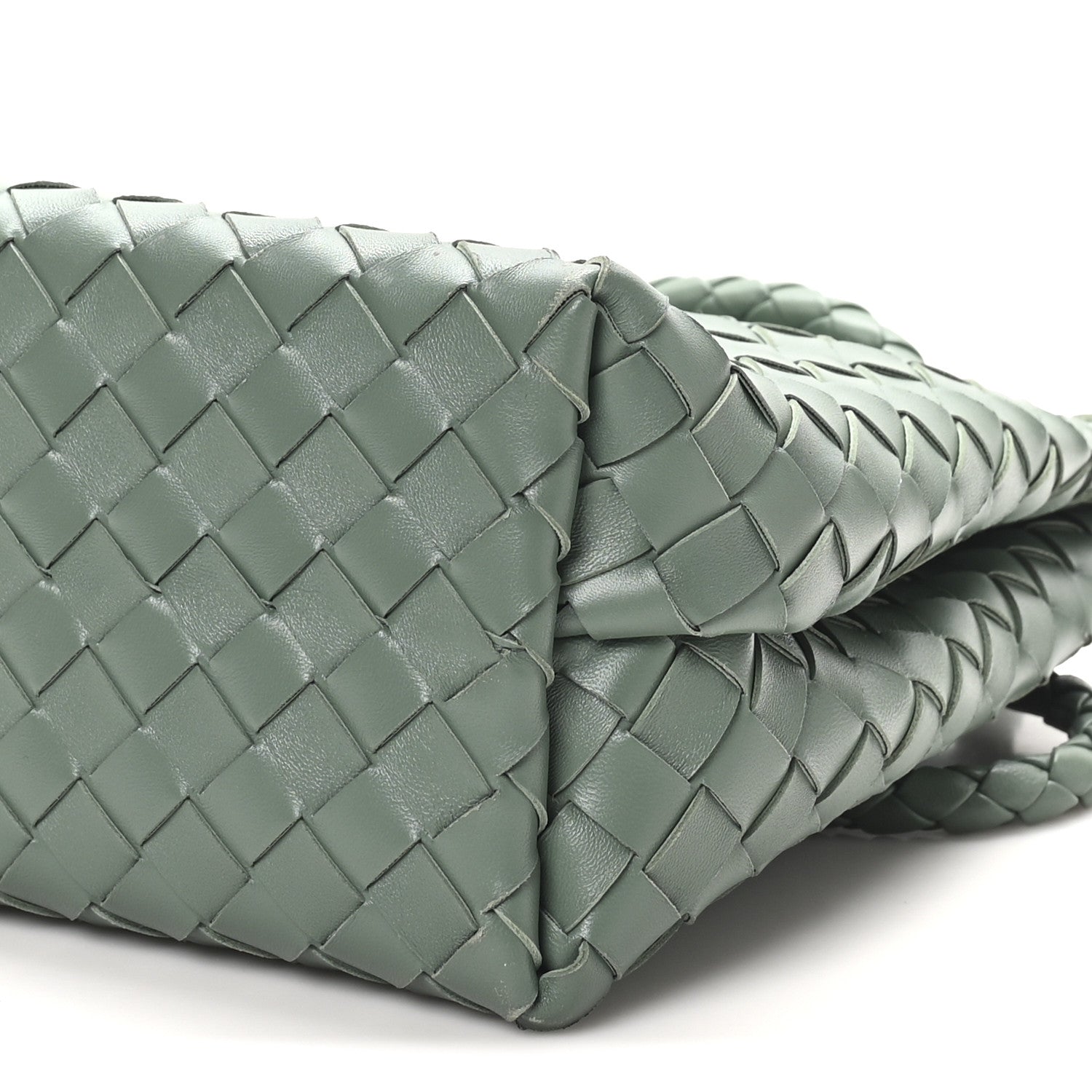 Bottega Veneta Nappa Intrecciato Medium Andiamo Shoulder Bag Aloe