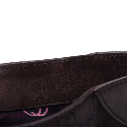 Gucci Nylon Monogram Signature Hobo Shoulder Bag Dark Brown 14 of 24