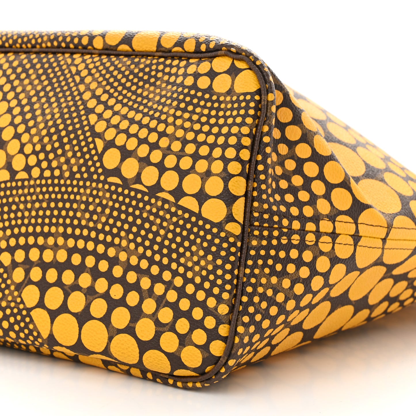 Monogram Kusama Waves Neverfull MM Yellow