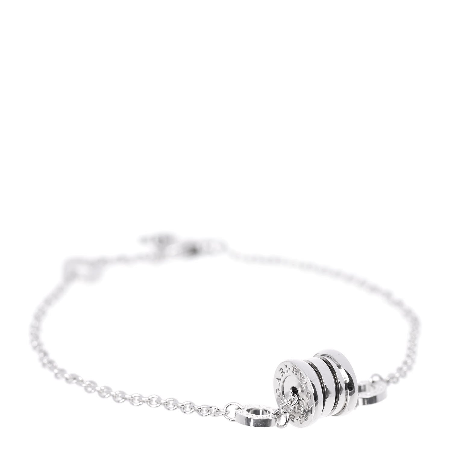 Bulgari 18K White Gold B.Zero1 Bracelet 1 of 8