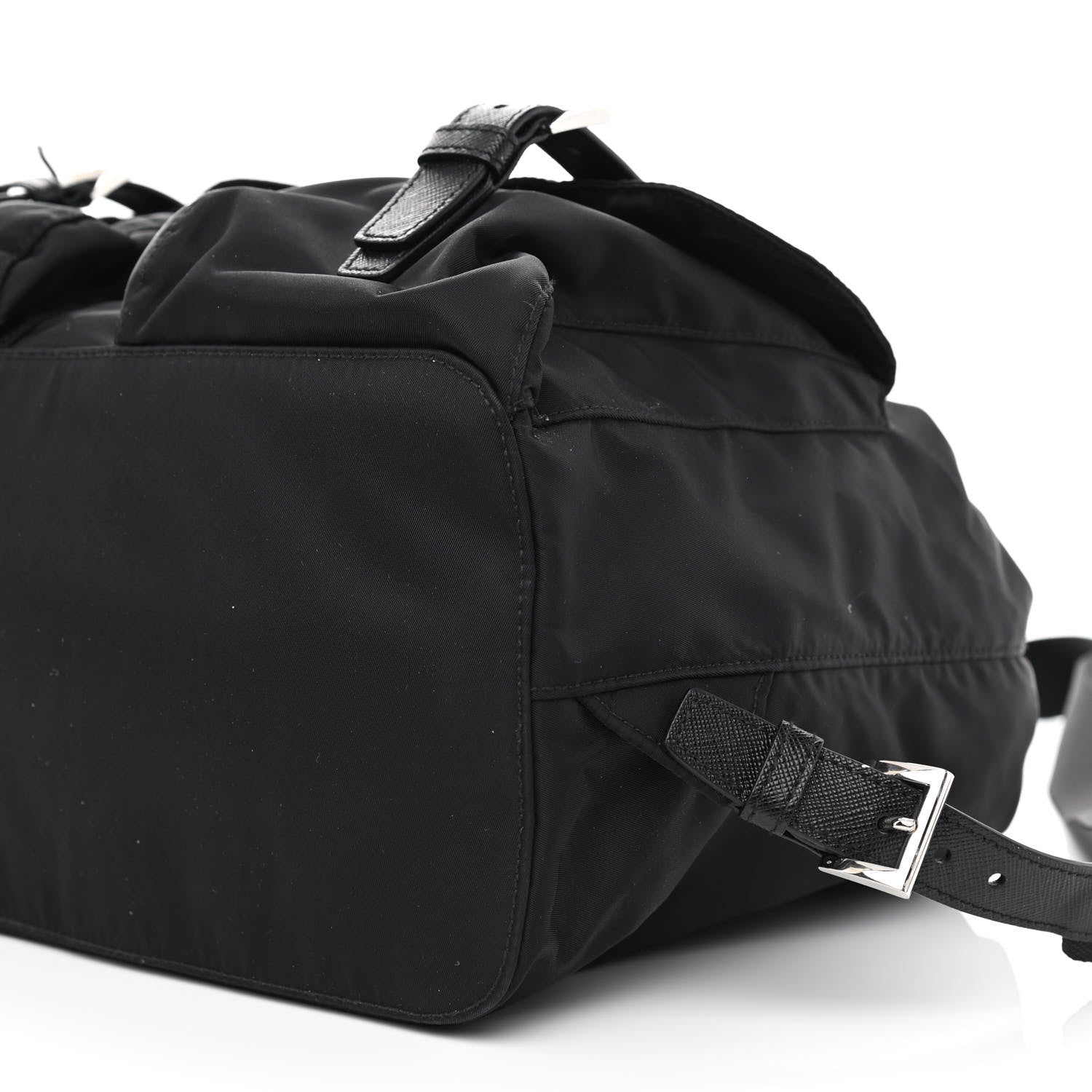 Prada Re-Nylon Saffiano Medium Backpack Black 11 of 15
