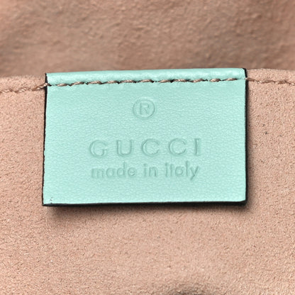 Gucci Calfskin Matelasse Diagonal Small GG Marmont Chain Shoulder Bag Multicolor Pastel 6 of 15