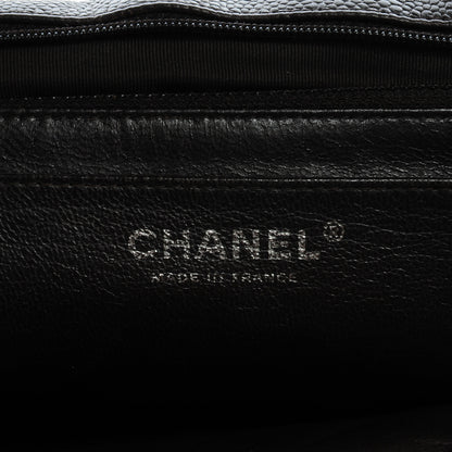 Chanel Caviar Quilted Jumbo Single Flap Dark Brown 6 of 8