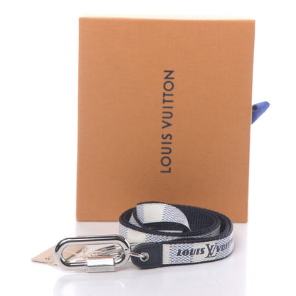 Louis Vuitton Damier Coastline Lanyard Key Holder White 5 of 5
