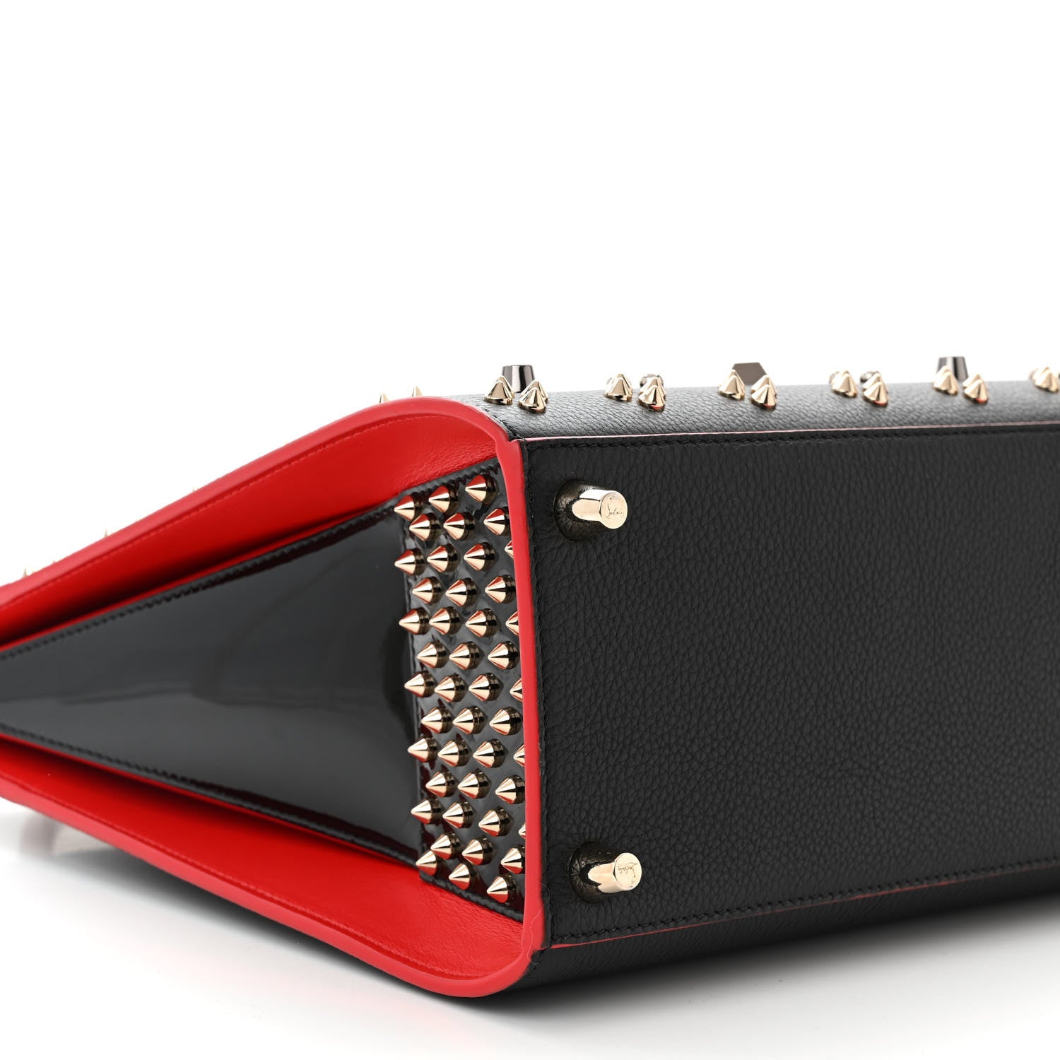 Christian Louboutin Calfskin Spikes Medium Loubinthesky Paloma Black Multimetal 8 of 9