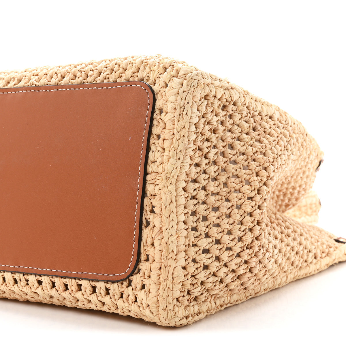 Raffia Calfskin By The Pool OnTheGo MM Natural