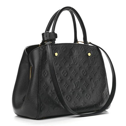 Louis Vuitton Empreinte Montaigne MM Black 1 of 11