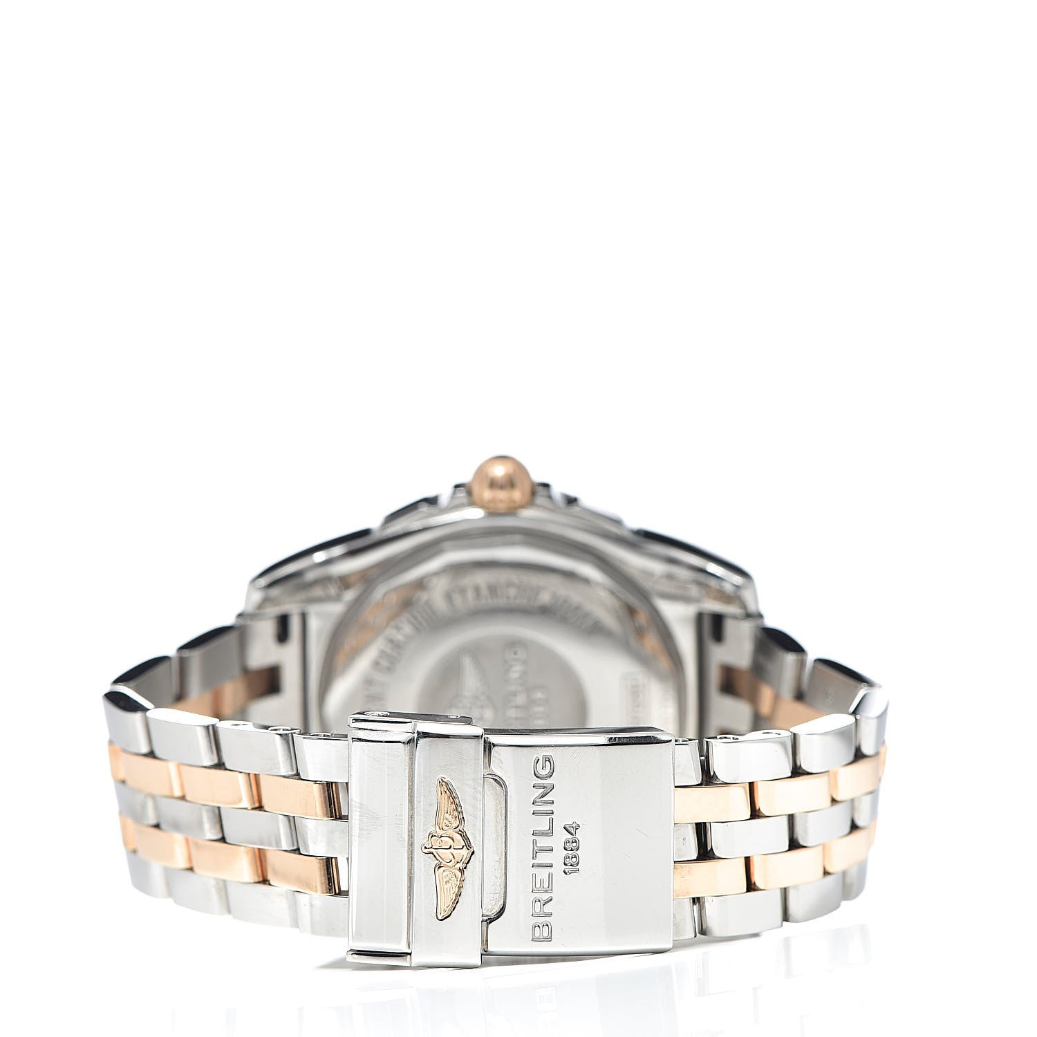 Breitling Stainless Steel 18K Rose Gold Mother of Pearl 36mm Galactic Automatic Watch C37330 3 of 5