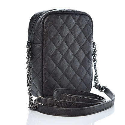 Chanel Grained Calfskin Quilted Reissue Camera Case Black 3 of 7