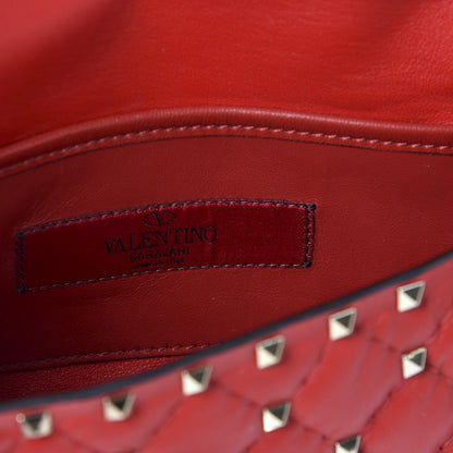 Valentino Garavani Nappa Rockstud Spike Belt Bag Rouge Pur 8 of 9
