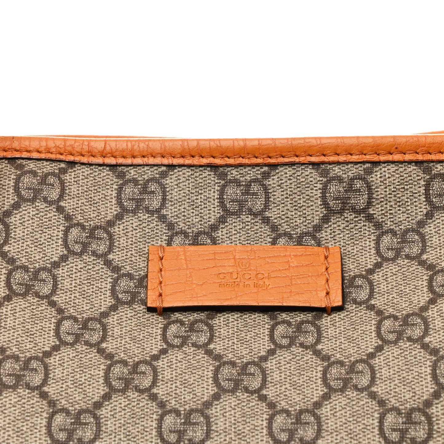 GG Plus Monogram Medium Joy Tote Orange