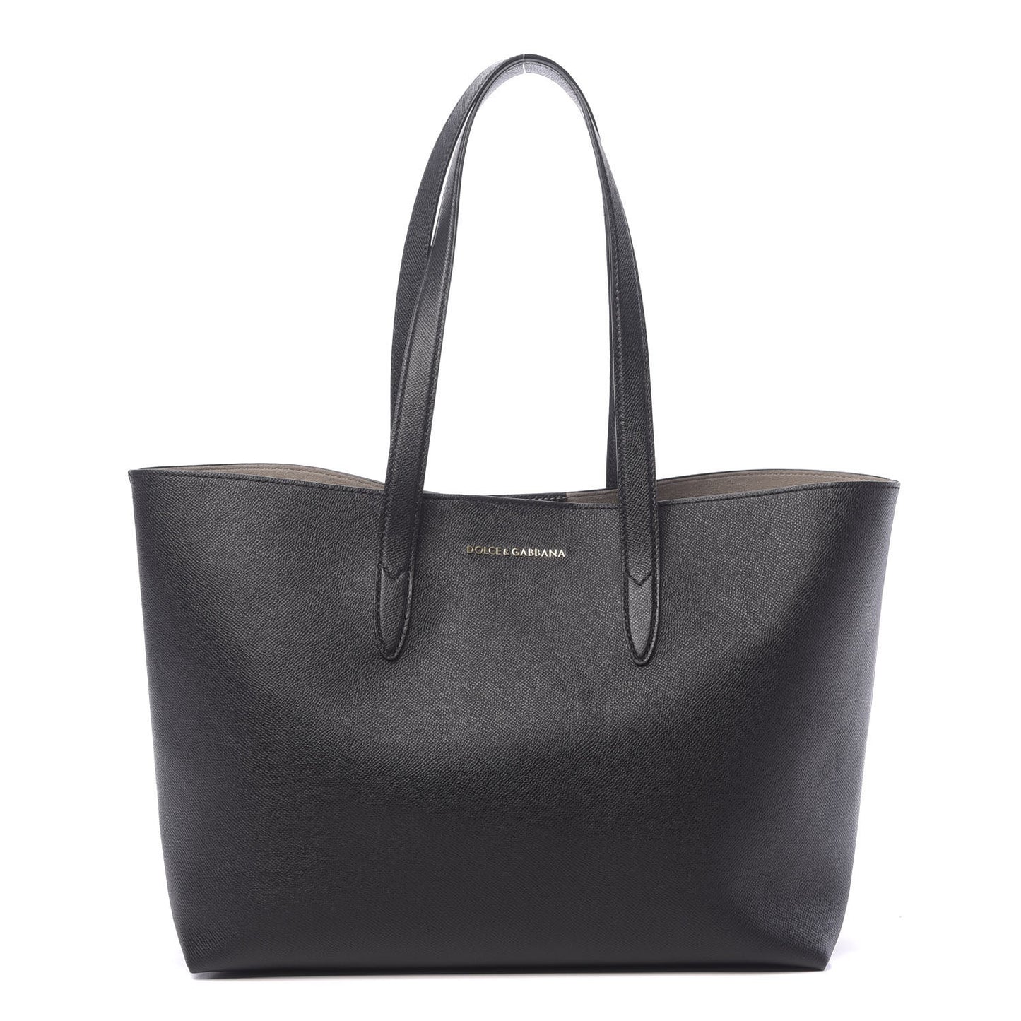 Dauphine Stampa Morrbida Shopping Tote Black