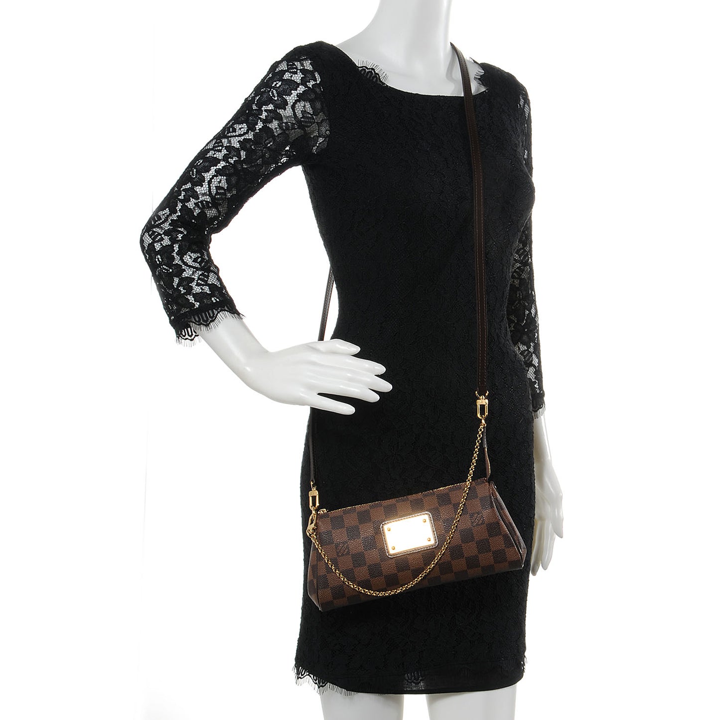 Damier Ebene Eva Clutch