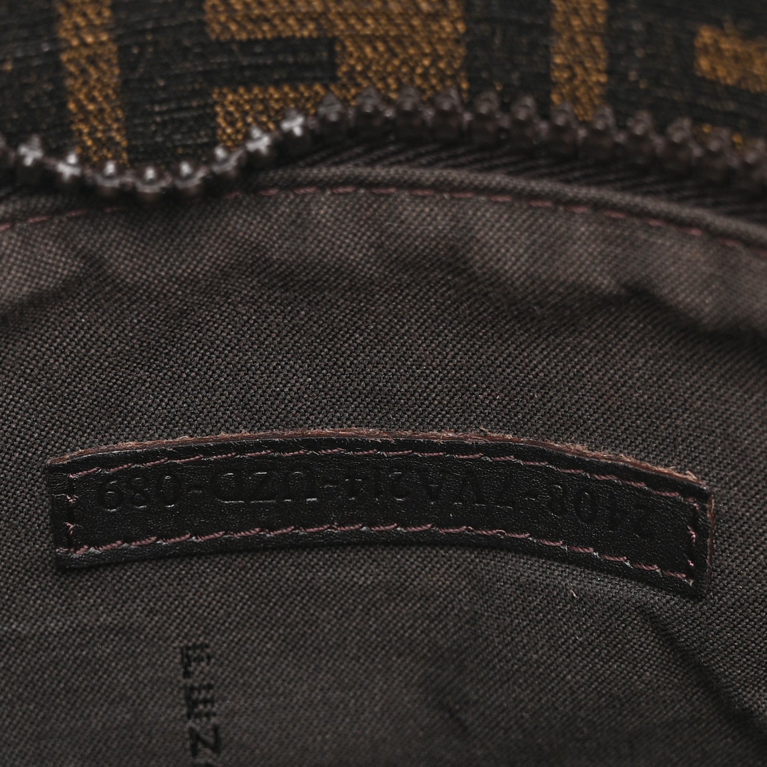 Fendi Zucca Spalmati Messenger Bag Tobacco 7 of 12