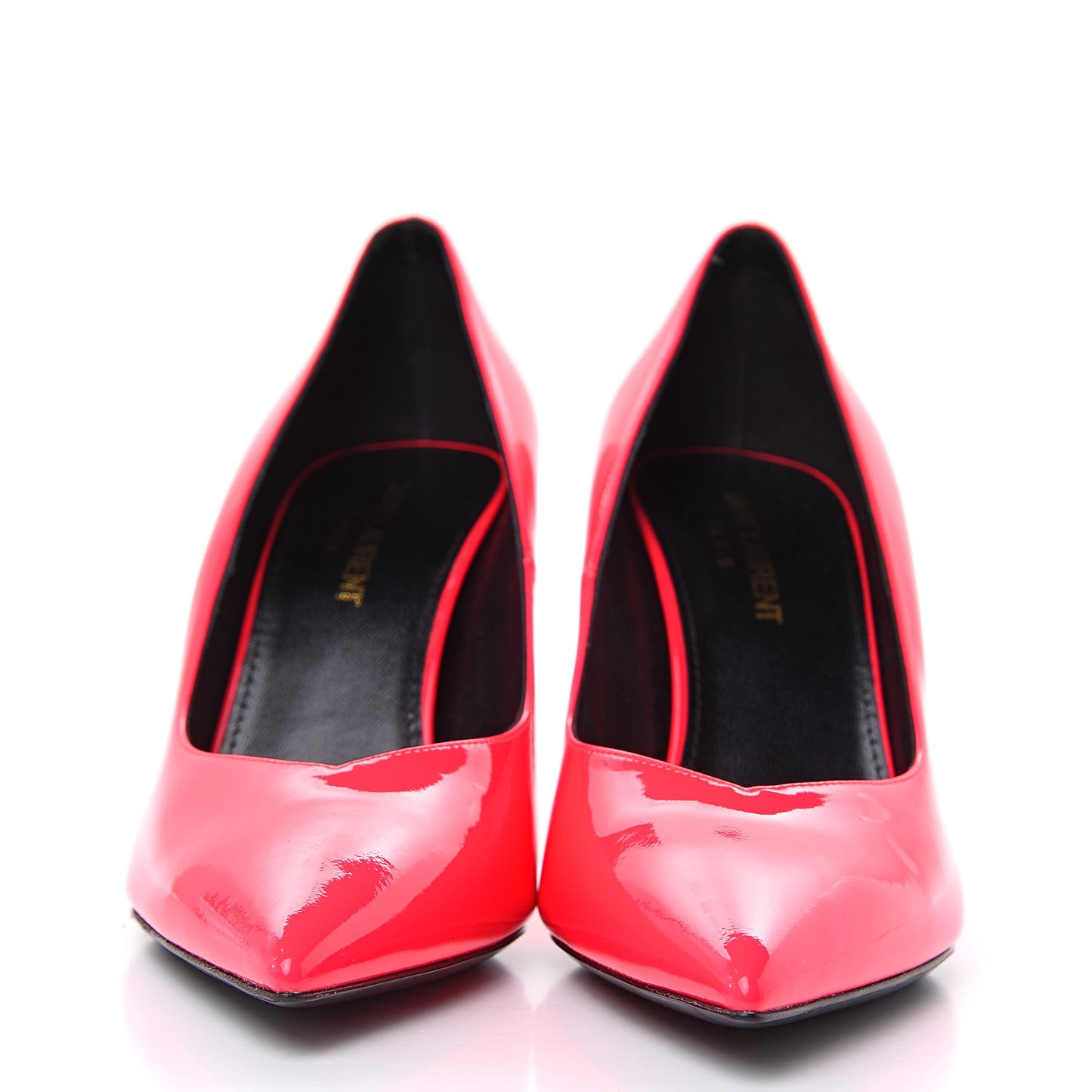 Patent Calfskin Kiki 85 Pumps 36.5 Fuxia Fluo