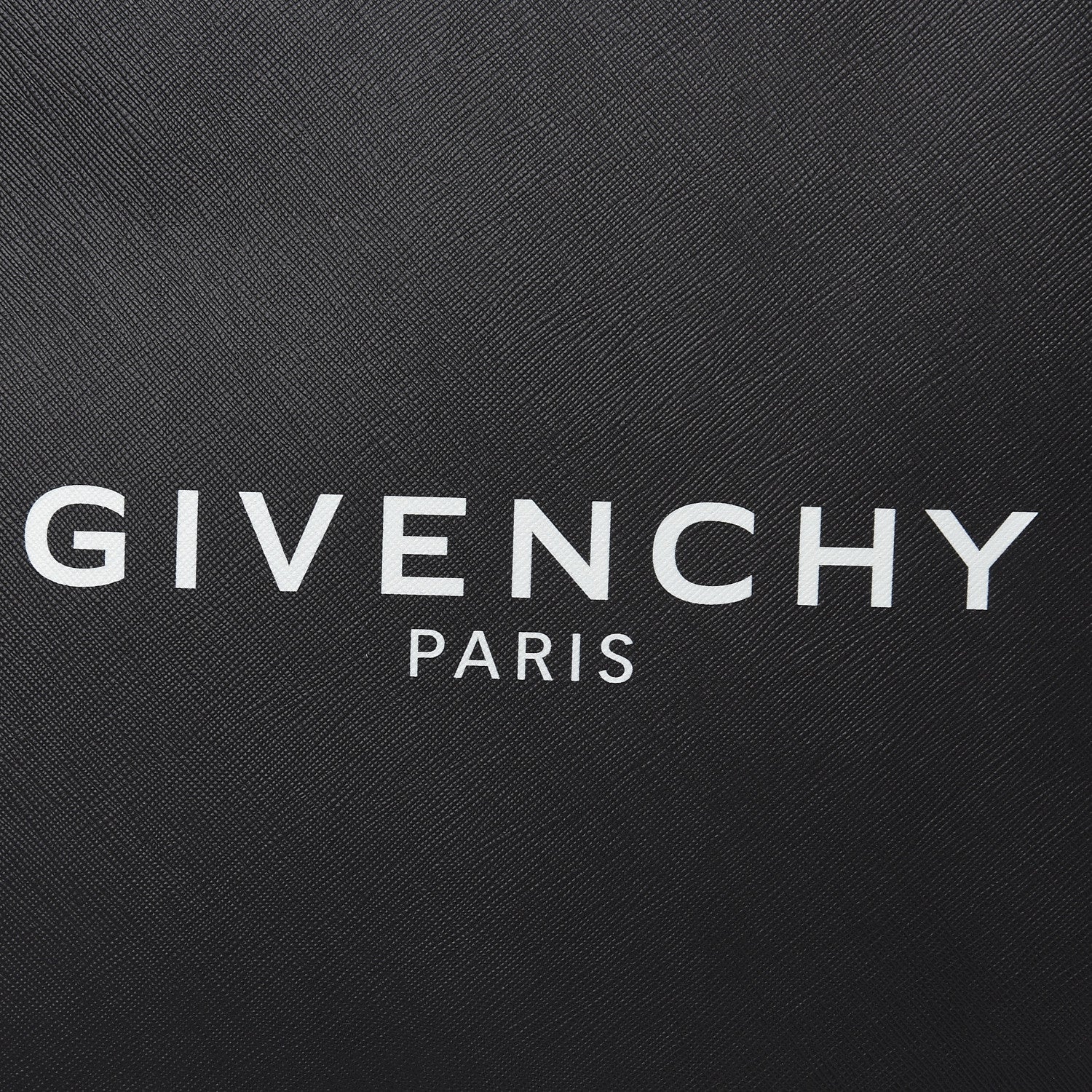 Givenchy Textured Coated Canvas Logo Print Medium Rave Tote Black 7 of 8