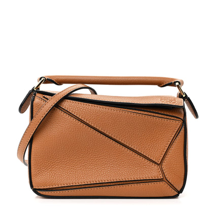 Loewe Calfskin Mini Puzzle Bag Tan 1 of 10