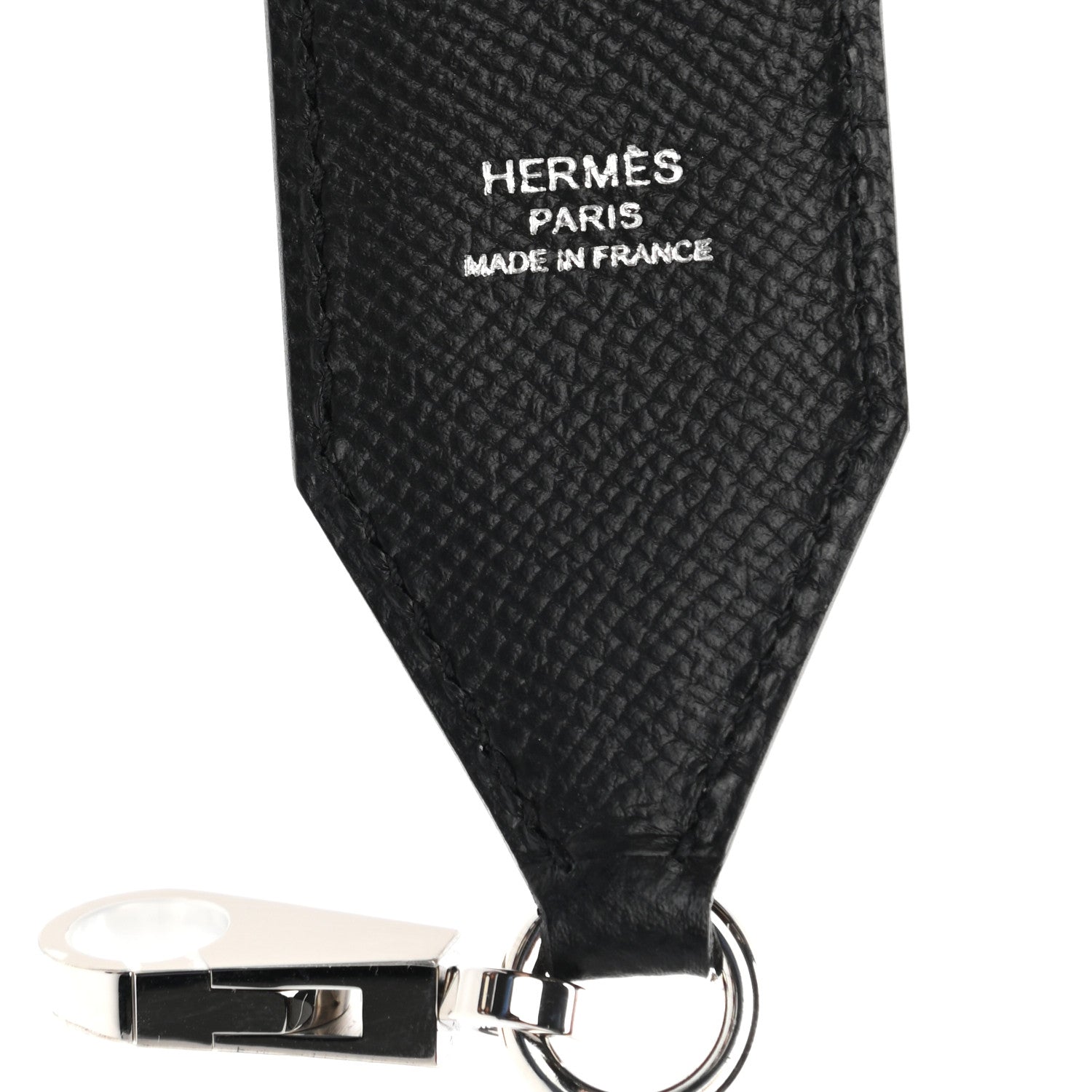Hermes Epsom 30mm Hexagone Tressage Shoulder Strap Black Craie 3 of 6