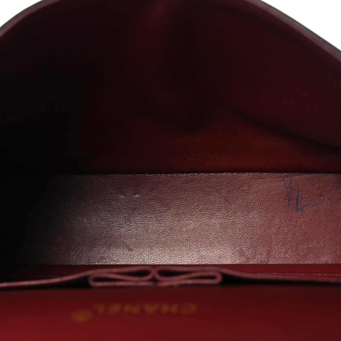 Lambskin Quilted Medium Double Flap Navy