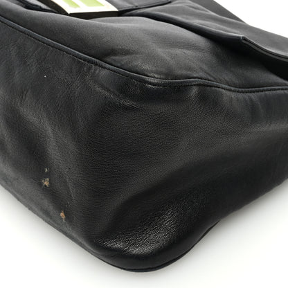 Fendi Calfskin Big Forever Mama Baguette Black 9 of 11