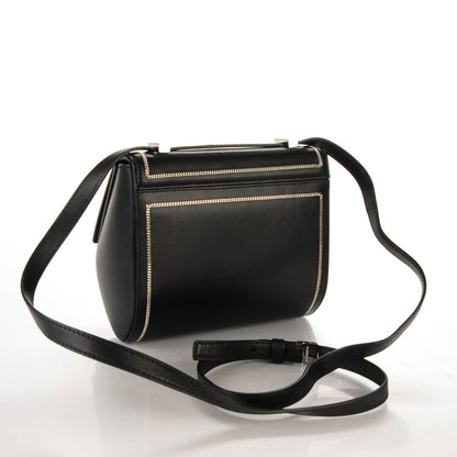 Givenchy Calfskin Chain Embellished Mini Pandora Box Crossbody Bag Black 3 of 11