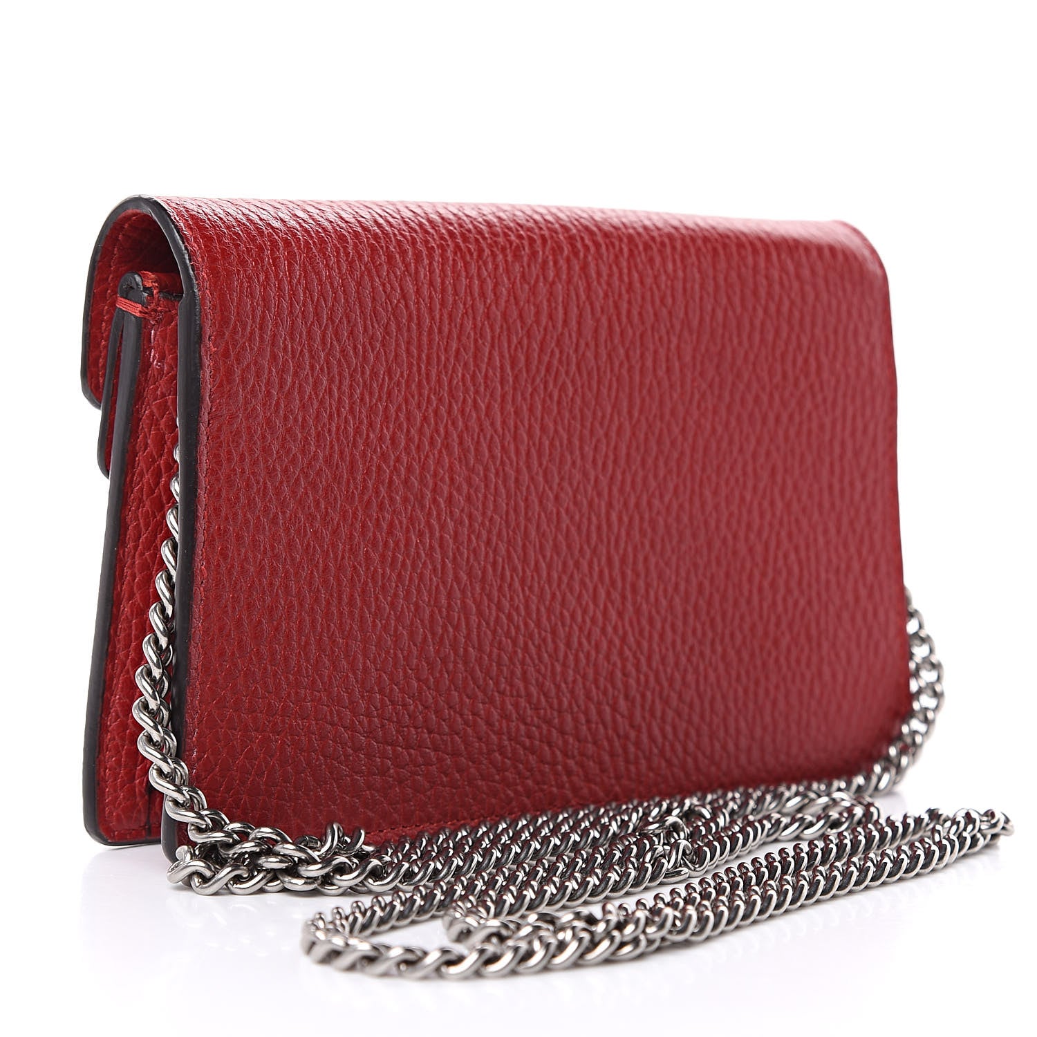 Gucci Calfskin Super Mini Dionysus Shoulder Bag Hibiscus Red 3 of 10