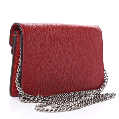 Gucci Calfskin Super Mini Dionysus Shoulder Bag Hibiscus Red 3 of 10