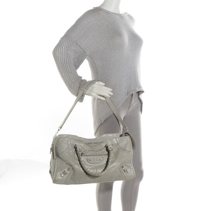 Balenciaga Agneau Giant 12 Silver Hardware Part Time Gris Ciment 2 of 13
