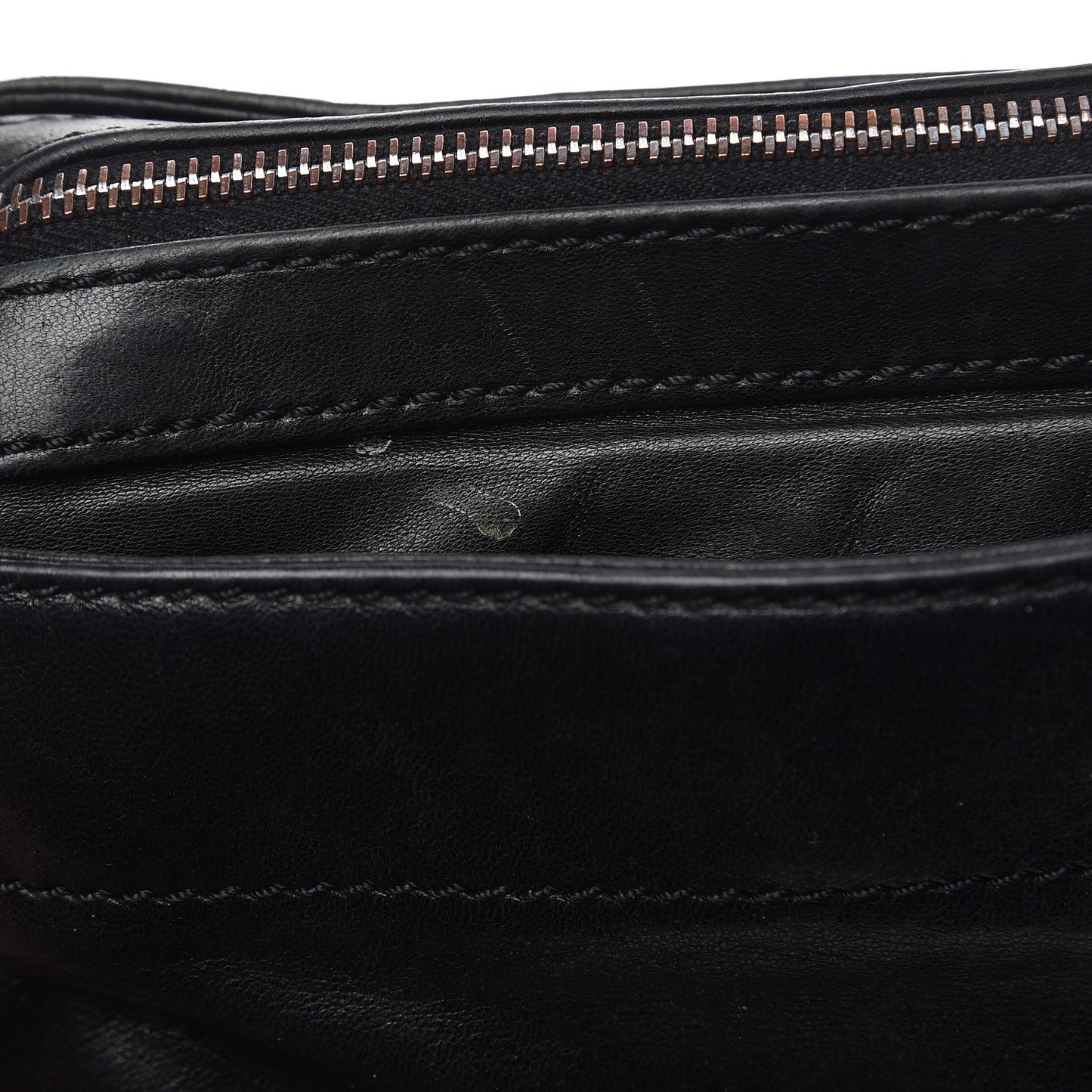 Lambskin Lax Accordion Hobo Black