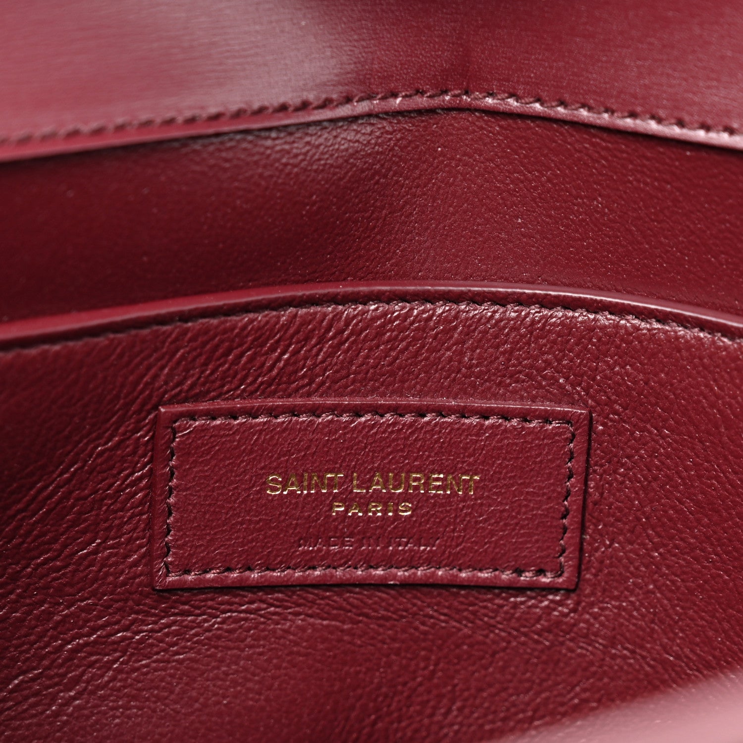 Saint Laurent Smooth Calfskin Manhattan Shoulder Bag Rouge Legion 6 of 13