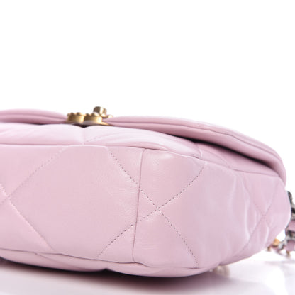 Chanel Lambskin Quilted Medium Chanel 19 Flap Light Pink 7 of 11