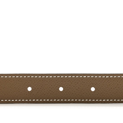 Hermes Swift Epsom 24mm Mini Constance H Belt 85 34 Black Etoupe 3 of 5
