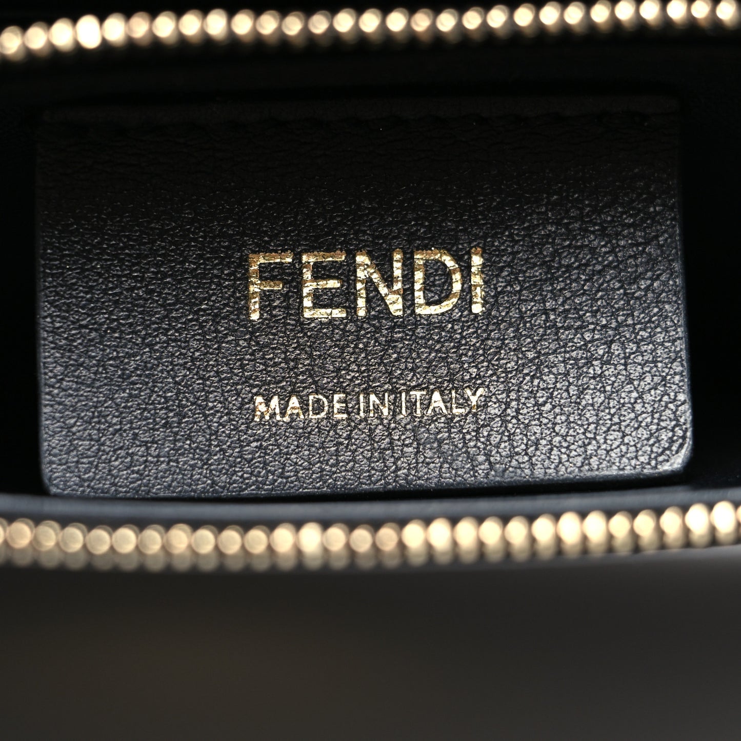 Vitello Liberty Lucido F is Fendi Medium Envelope Wallet on Chain Black