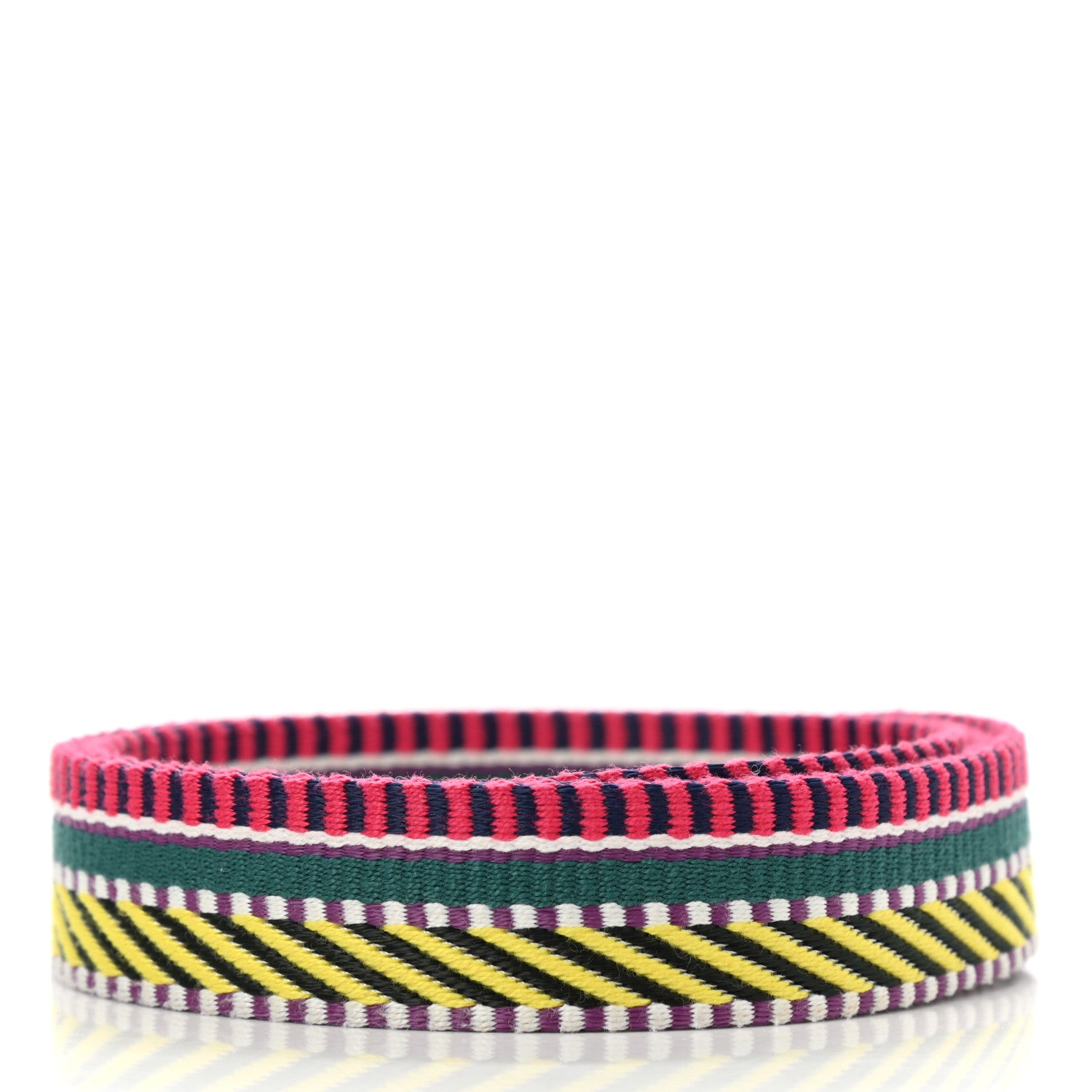 Hermes Toile Swift 25mm Sangle Cavale Shoulder Strap Multicolor Black 2 of 5