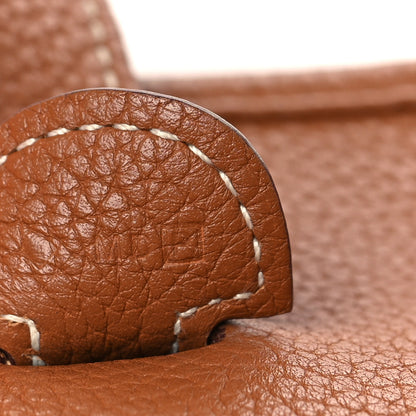 Hermes Taurillon Clemence Evelyne III PM Gold 7 of 10