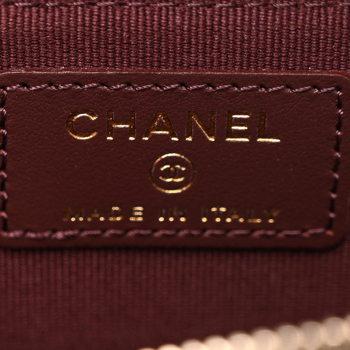 Caviar Quilted CC Zip Around Card Holder Black