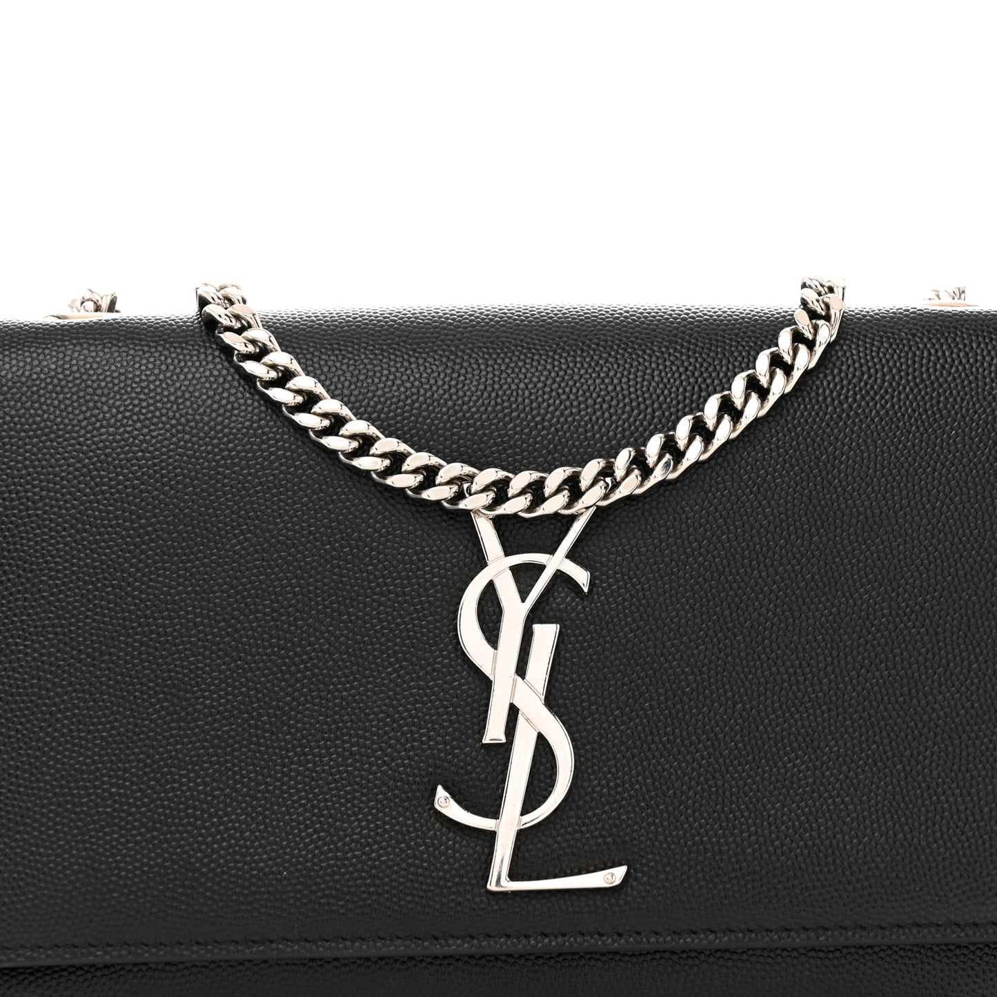 Grain De Poudre Small Monogram Kate Satchel Black