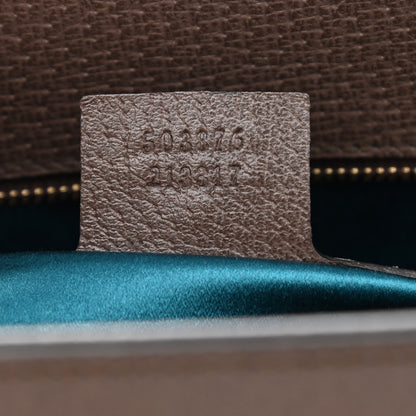Gucci GG Supreme Monogram Web Medium Ophidia Chain Shoulder Bag Brown 7 of 8
