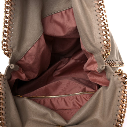 Stella McCartney Shaggy Deer Falabella Fold Over Tote Taupe 5 of 10