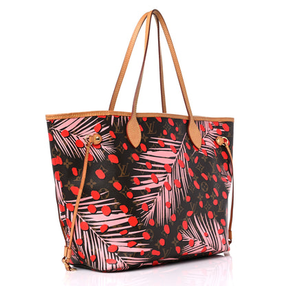 Louis Vuitton Monogram Jungle Dots Neo Neverfull MM Sugar Pink Poppy 3 of 17