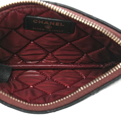 Chanel Lambskin Quilted Small Cosmetic Case Black 5 of 14